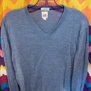 GAP Sky Blue Crew Neck Sweater